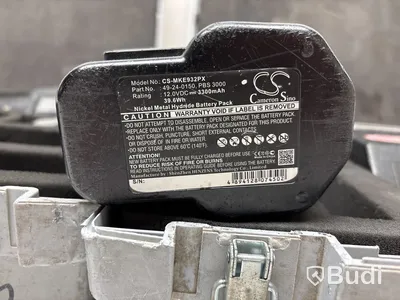 3 st. Plåtsax Dräco inkl. laddare och batteri