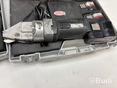 3 st. Plåtsax Dräco inkl. laddare och batteri
