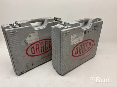 3 st. Plåtsax Dräco inkl. laddare och batteri