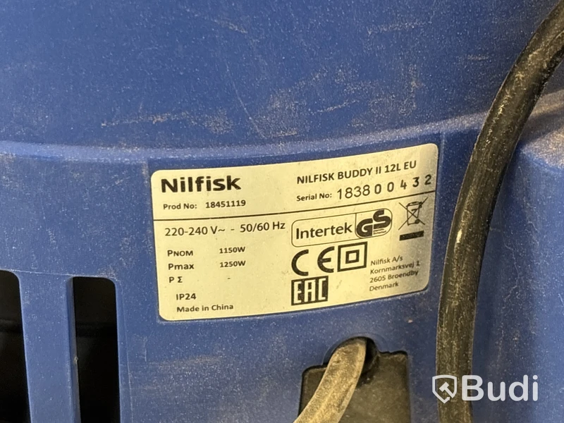 Dammsugare Nilfisk, Buddy II 12L