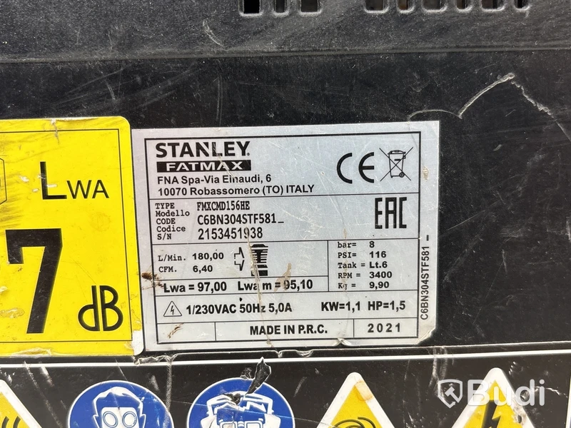 Kompressor Stanley, fmxcmd156he