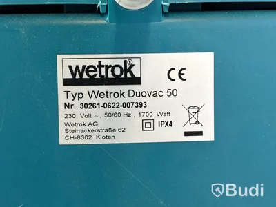 Våtdammsugare Wetrok Duovac 50