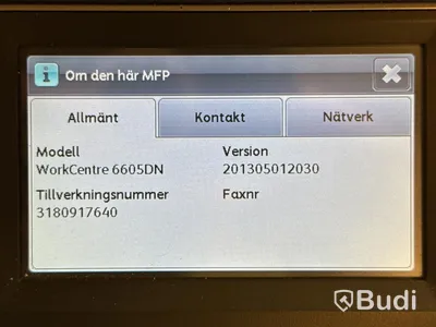Skrivare/Kopiator/Skanner/Fax  Xerox WorkCenter 6605 DN