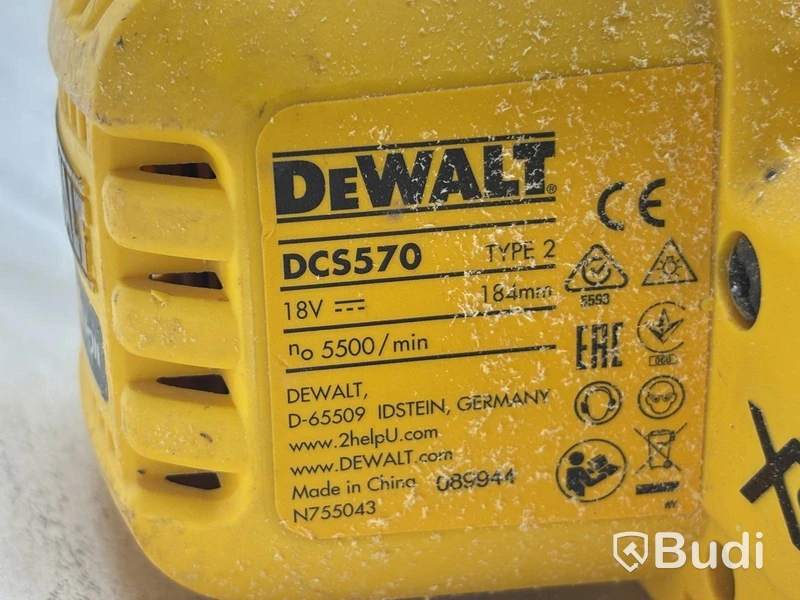 DeWalt circular saw, DCS570, incl. DeWalt jigsaw, DCS335