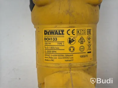 DEWALT rotary hammer, DCH133, incl. DEWALT jigsaw, DCS335
