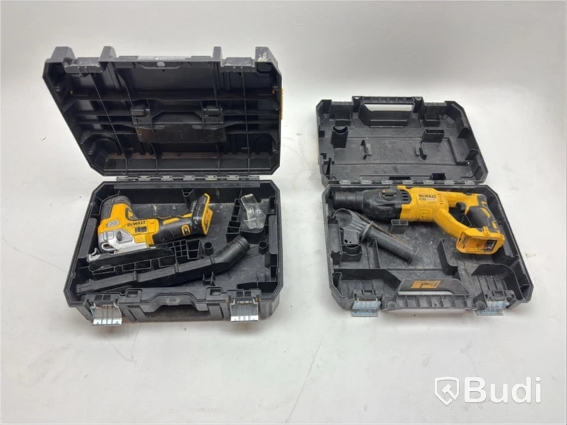 DEWALT rotary hammer, DCH133, incl. DEWALT jigsaw, DCS335
