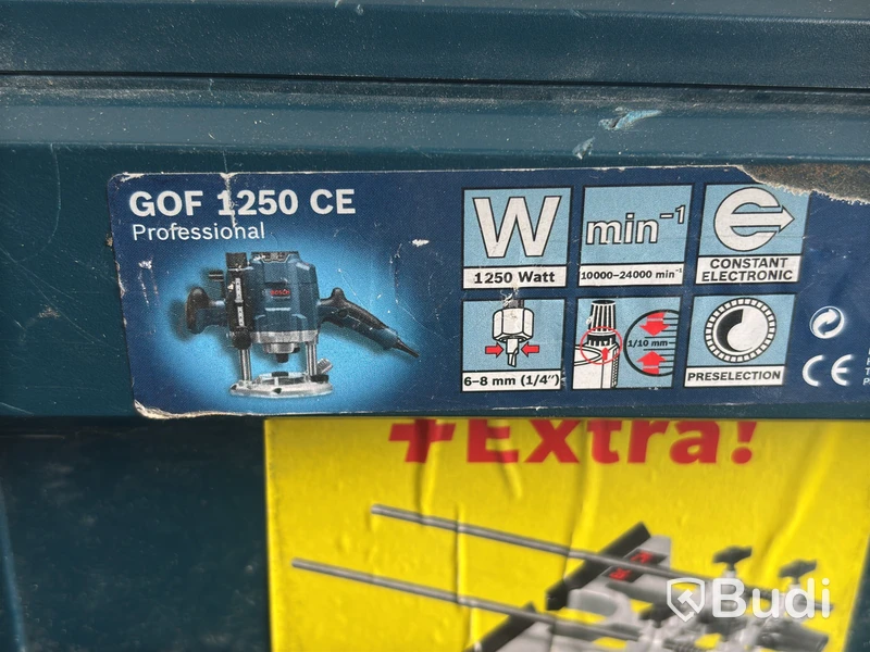Överfräs Bosch GOF 1250 CE, 1250 W