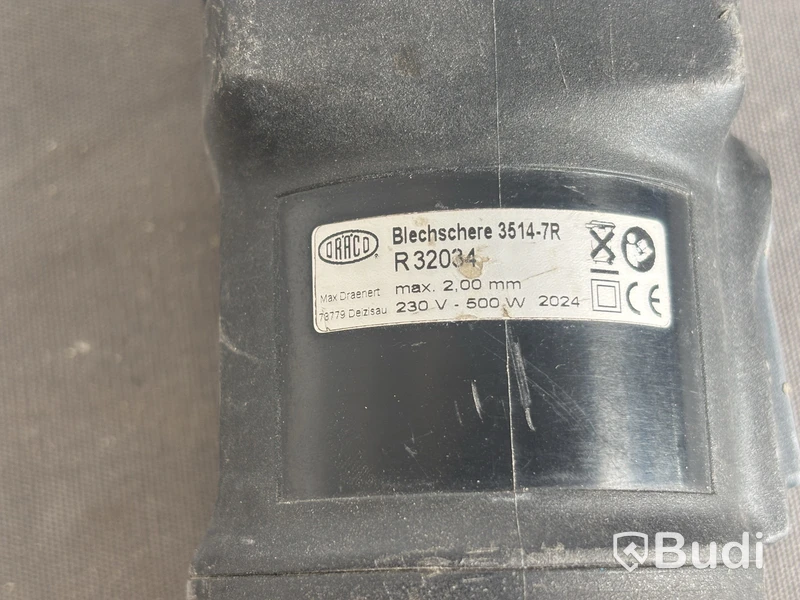 Plåtsax DACO 3514-7R, 230 V, 500 W