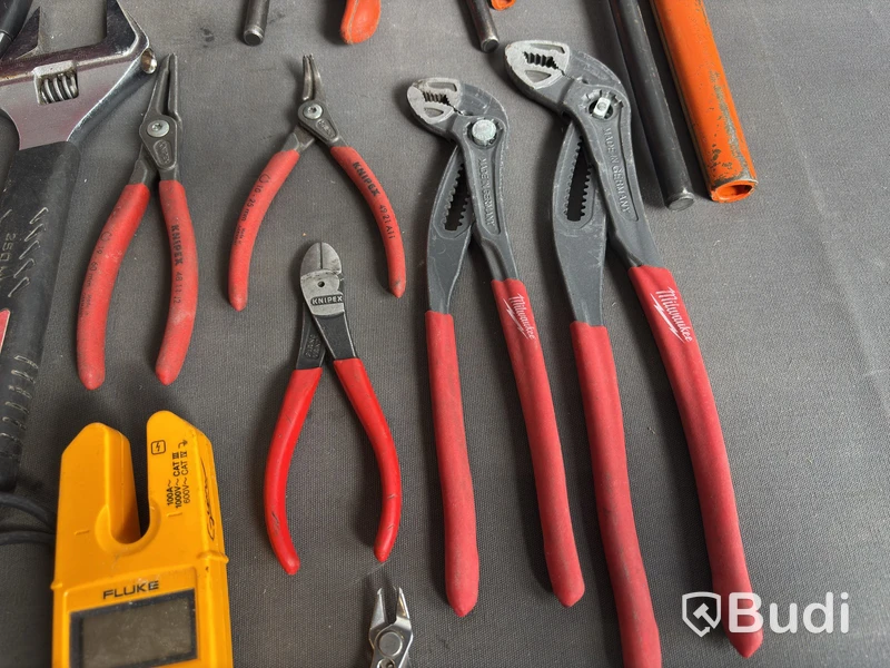 Verktygspaket Milwaukee, Fluke ,Knipex, Bahco