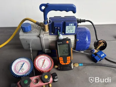 Vakuumpump Blue Vac MK-60-DS, med manometer och Testo 552