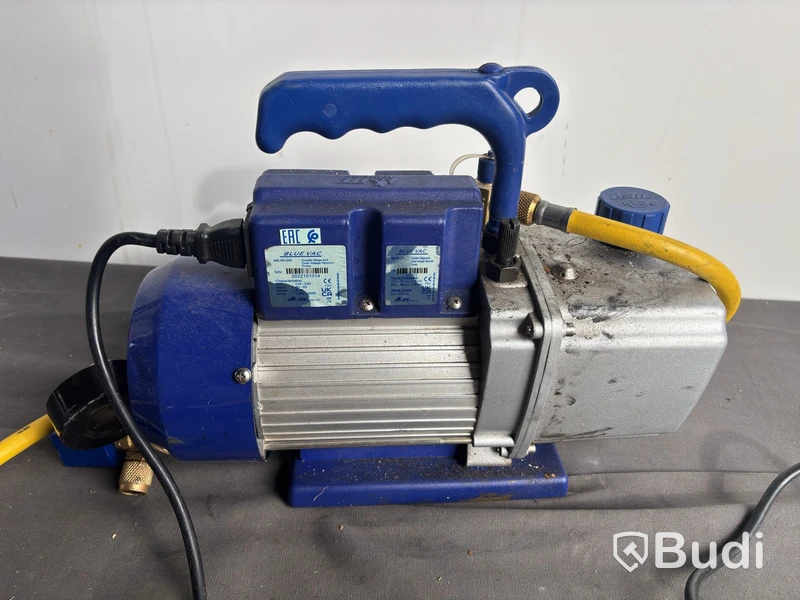 Vakuumpump Blue Vac MK-60-DS, med manometer och Testo 552