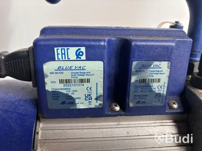 Vakuumpump Blue Vac MK-60-DS, med manometer och Testo 552