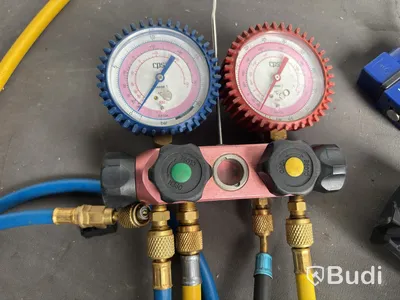 Vakuumpump Blue Vac MK-60-DS, med manometer och Testo 552