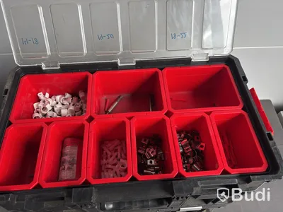 Förvaringslådor MEEC TOOLS, 3 delar