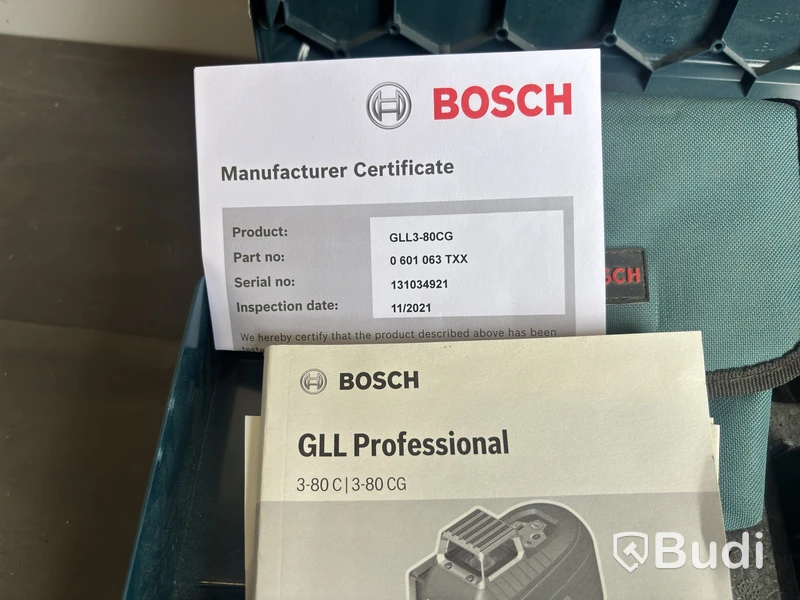 Linjelaser Bosch GLL 3-80 CG
