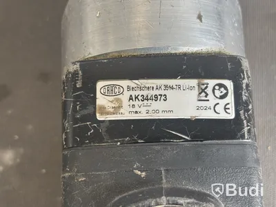 Plåtsax Dräco AK3514-7R Li-ion, 18 V
