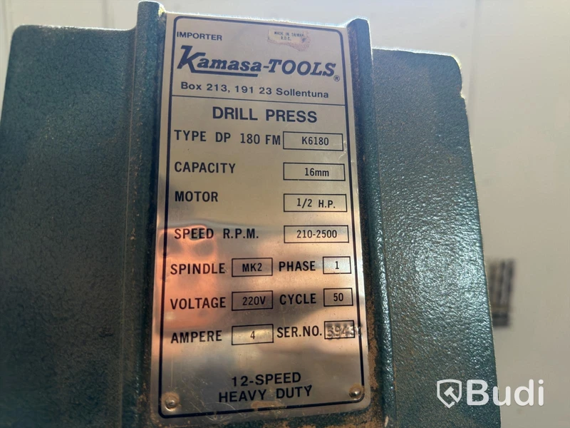 Kamasa-Tools DP 180 FM Drill Press