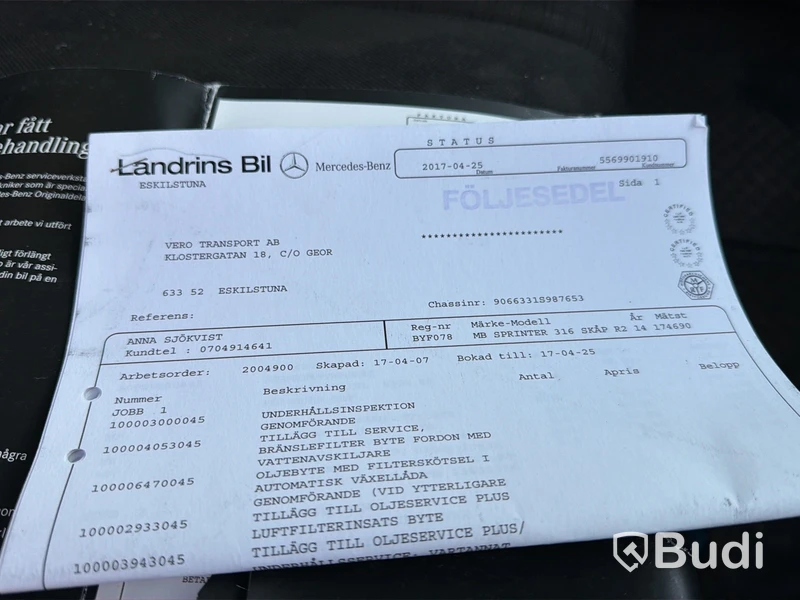 Mercedes-Benz Sprinter 316 CDI (163hk) -2014