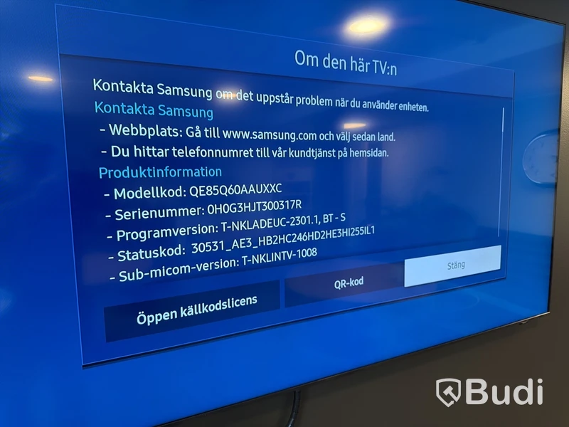 Smart-Tv 85-tum Samsung
