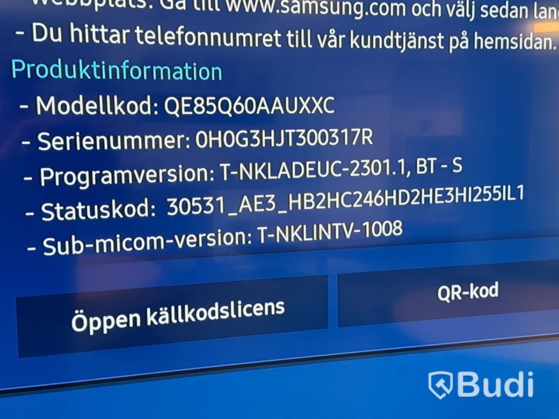 Smart-Tv 85-tum Samsung