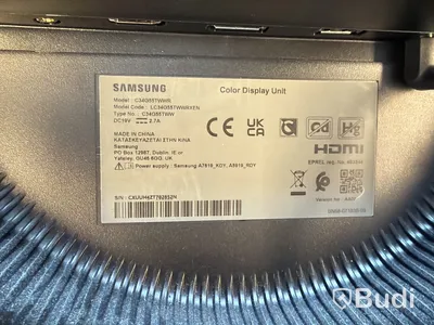 Samsung 34-tums curved datorskärm