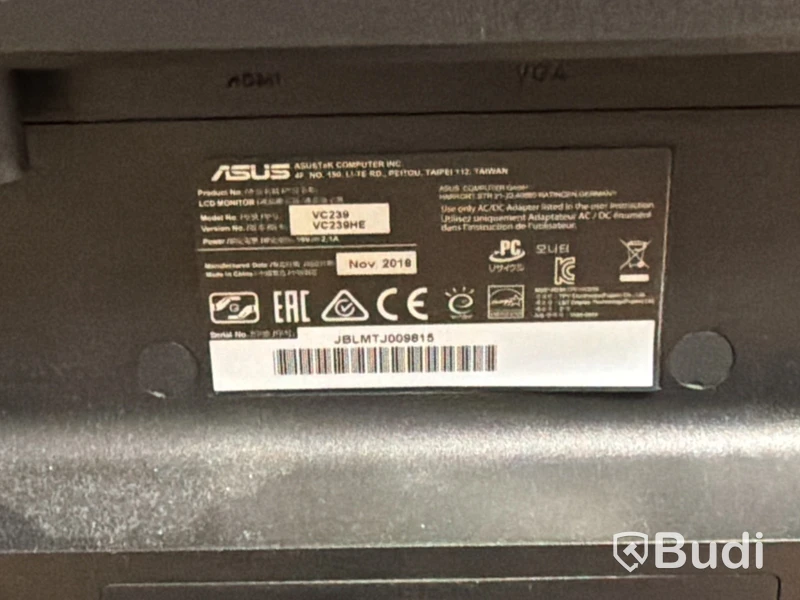 3 st Asus 23-tums datorskärmar