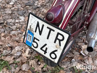 Motorcykel Monark M75 | 125 cc | 1950