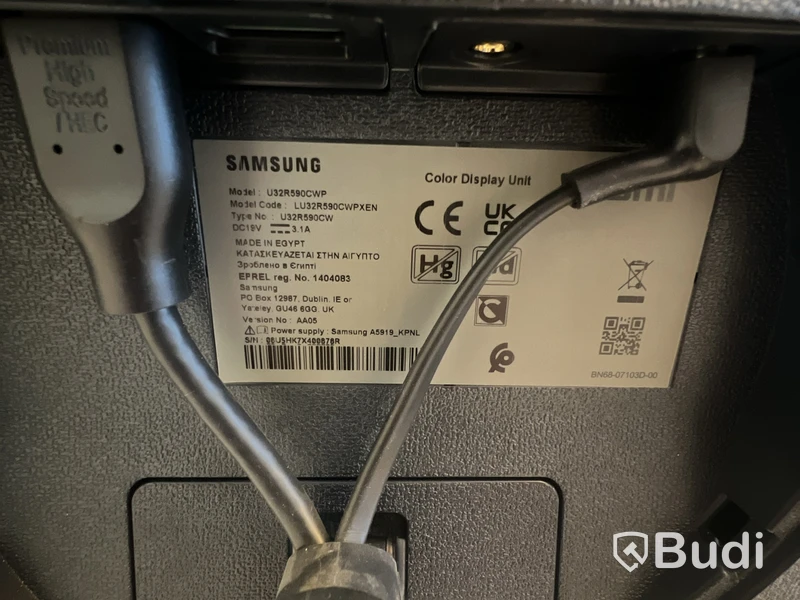 Bildskärm Samsung U32R590CWP, 32 tum