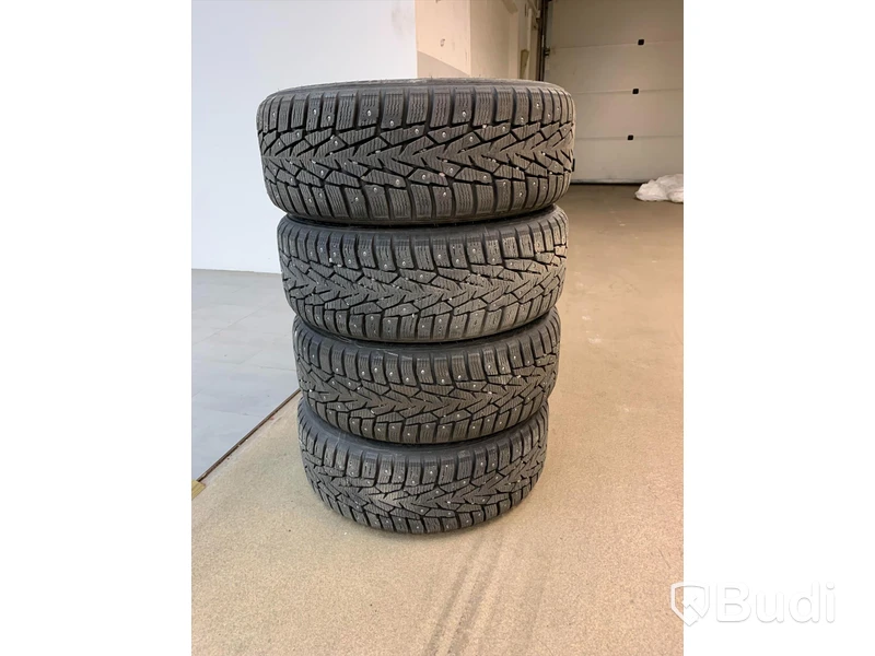 Dubbade vinterdäck på alufälg. Passar bl.a till Seat Ibiza Cupra. 195 65 R1
