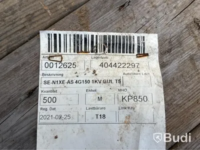 Jordkabel Nexans N1XE-AS GUL 4G150 | 2 rullar