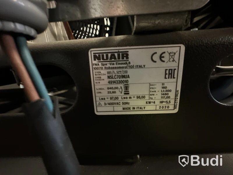 Kompressor Nuair LT.200, 400V, 200 L