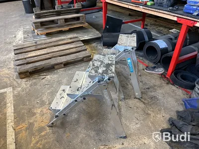 Trappstegar, aluminium, 700 mm