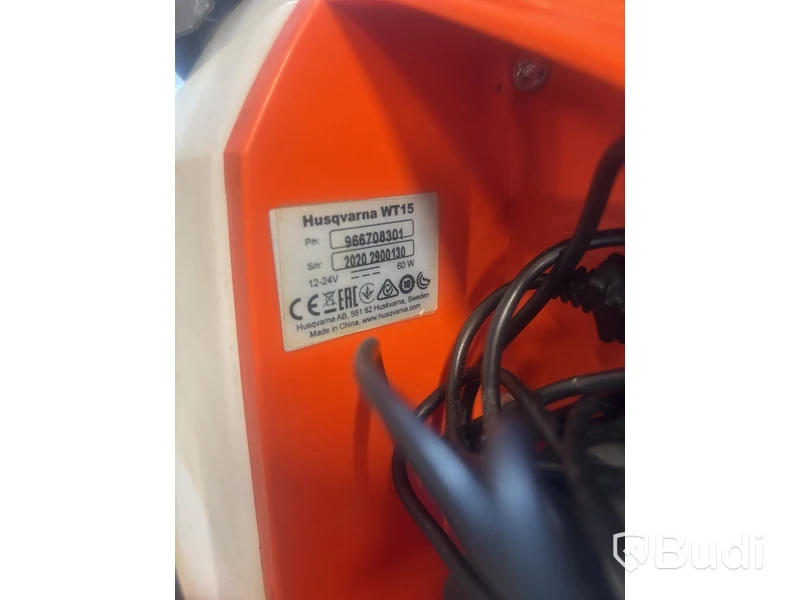 Vätskesug Husqvarna WT 15 batteridriven.