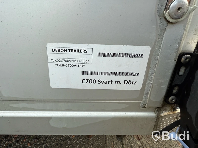 Släpvagn Debon Cheval Liberte C700 -2024 2600KG