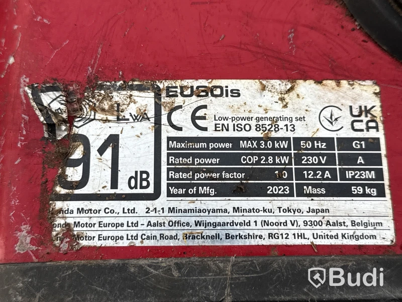 Elverk, Honda EU30is