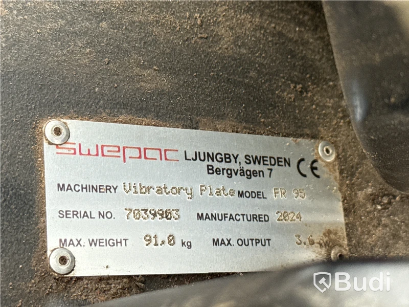 Markvibrator Swepac  FR 95, -2024