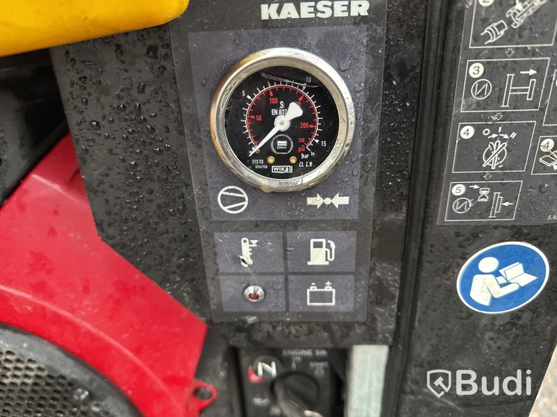 Skruvkompressor Kaeser M13 SE 10bar V ra/ta, bensindriven