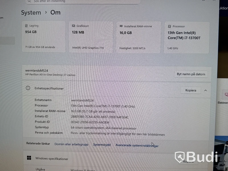 Stationär dator HP