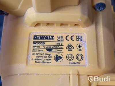 Sänksåg Dewalt DCS520 | sågskena | 2 st batteri