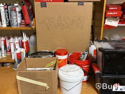 Parti brandtätningsmaterial Hilti m.m