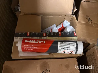 Parti brandtätningsmaterial Hilti m.m