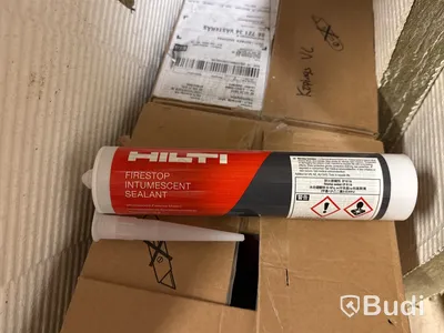 Parti brandtätningsmaterial Hilti m.m