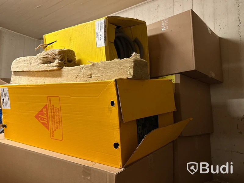 Parti brandtätningsmaterial Hilti m.m