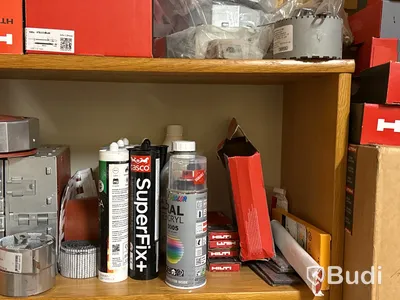 Parti brandtätningsmaterial Hilti m.m