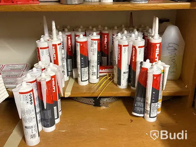 Parti brandtätningsmaterial Hilti m.m