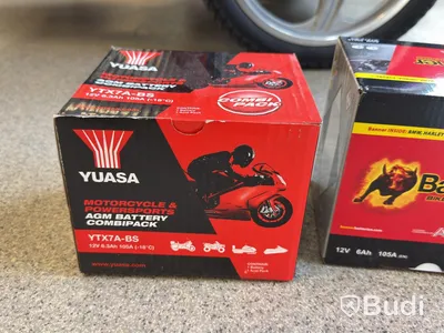 Motorcykelbatterier, 3 st