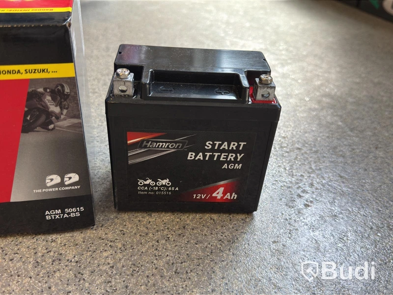 Motorcykelbatterier, 3 st