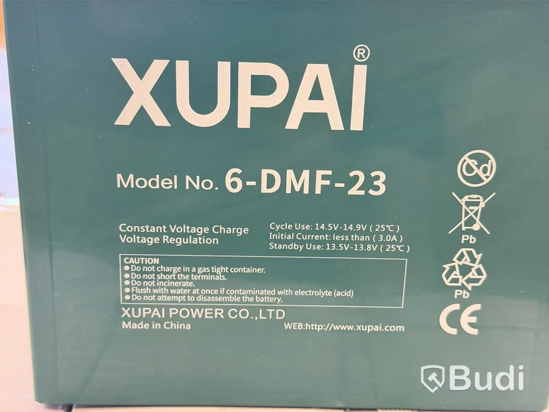 Batteri, Xupai 6-DMF-23, 8 st