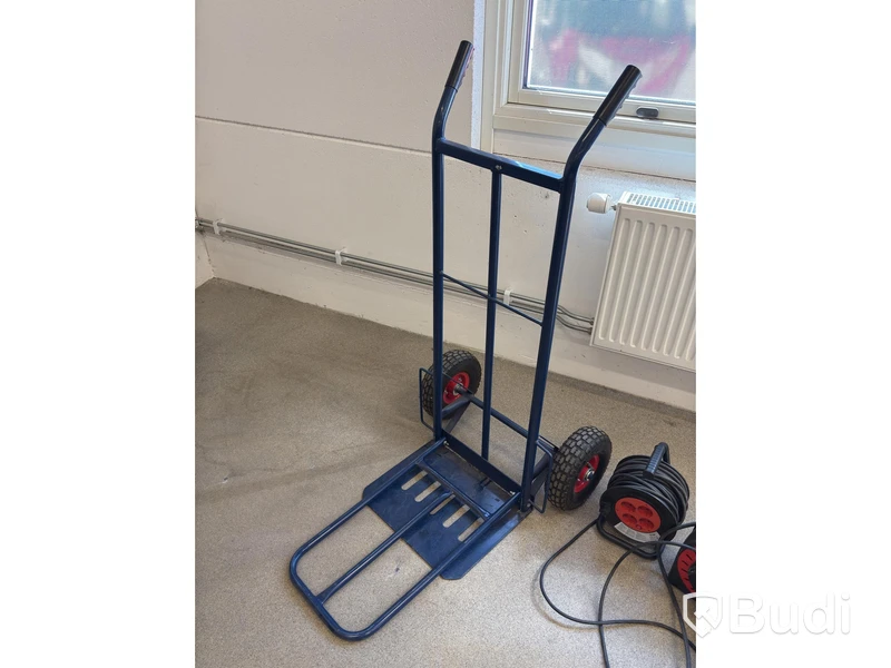 Säckkärra samt 3 st kabelvindor