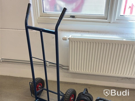 Säckkärra samt 3 st kabelvindor